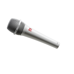 Microfono dinamico per uso live versione bianca