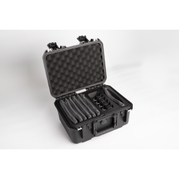 2nd Gen DK7 DrumKit™ (include 2-SR25 G2, 1-DM6, 3-MC1, 4-DM20 G2, 4-RM2 con borse e antivento in una custodia SKB personalizzata