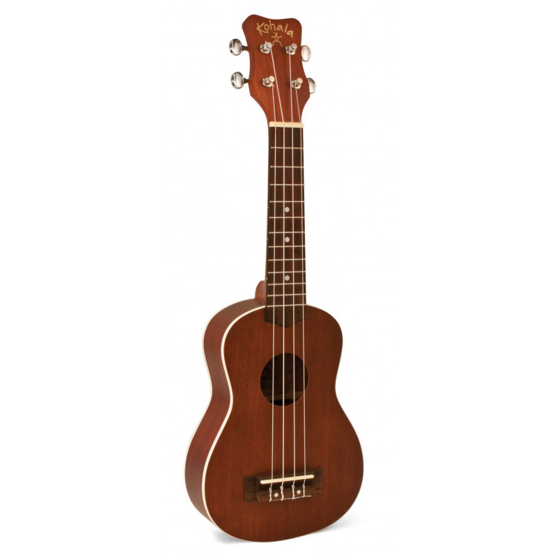 AK-S UKULELE SOPRANO IN MOGANO CON BINDING.