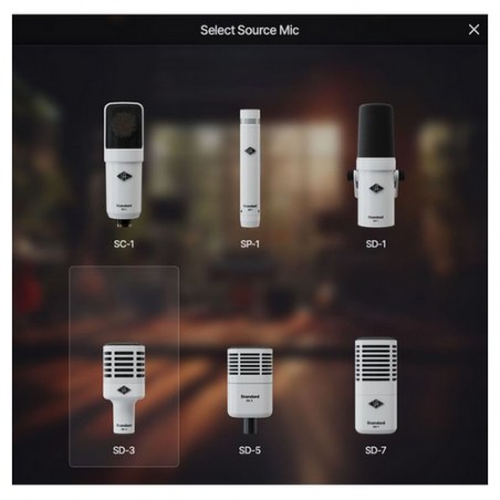 Microfono dinamico con Mic Modeling Hemisphere - COnfezione con 3 pezzi