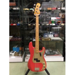 FENDER PRECISION BASS ROAD WORN FIESTA RED