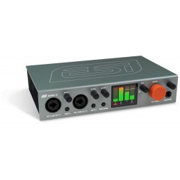 Scheda USB con 2 In e 2 Out analogici - 2 Mic Preamp XLR e HiZ e Out cuffia - Compatibile Mac e PC