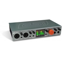 Scheda USB con 4 In e 4 Out analogici - 2 Mic Preamp XLR e HiZ e 2 Out cuffia - Compatibile Mac e PC