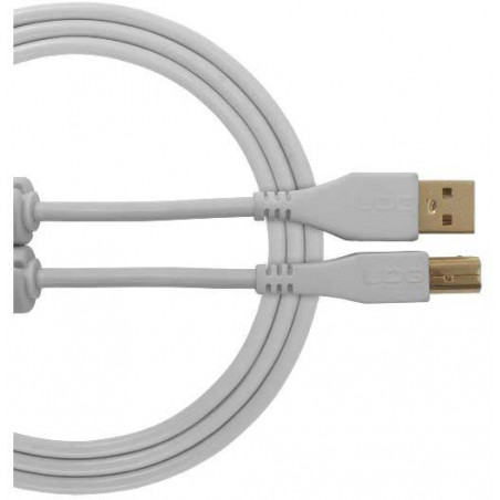 U96001WH - ULTIMATE AUDIO CABLE USB 2.0 C-B WHITE STRAIGHT 1,5M