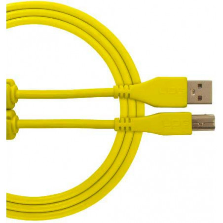 U96001YL - ULTIMATE AUDIO CABLE USB 2.0 C-B YELLOW STRAIGHT 1 ,5M