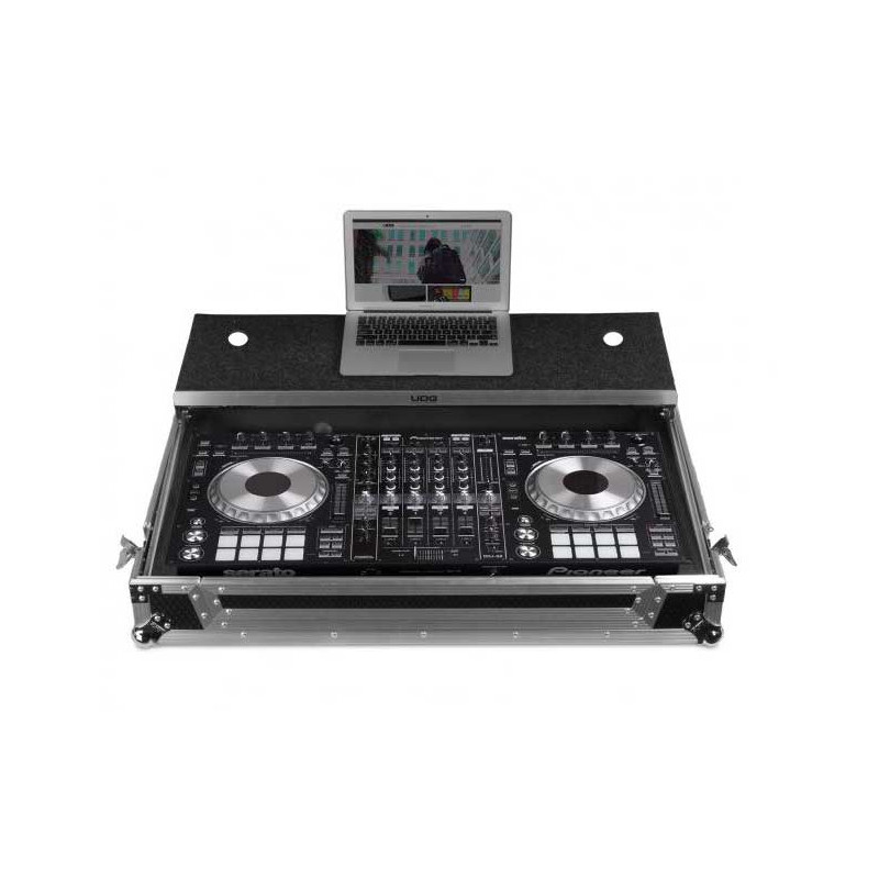 U92010SL - FC PIONEER DDJ-RZ/SZ2 SILVER PLUS (LAPTOP SHELF + WHEELS)