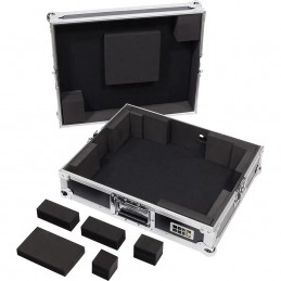 WALKASSE Flight Case Giradischi Multiformato Argento
