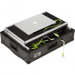 WALKASSE Flight Case Midi Controller Numark MIXSTREAM PRO, NS6II Black (Trolley & Wheels).
