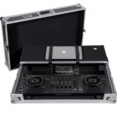 WALKASSE Flight case All-in-one DJ System Denondj SC LIVE 4 Silver (Laptop stand)