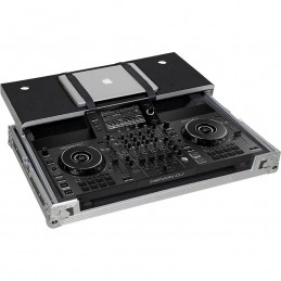WALKASSE Flight case All-in-one DJ System Denondj SC LIVE 4 Silver (Laptop stand)