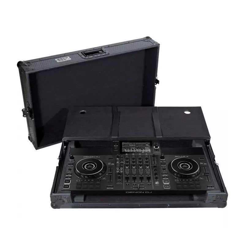 WALKASSE Flight case All-in-one DJ System Denondj® SC LIVE 4 Black (Laptop stand)