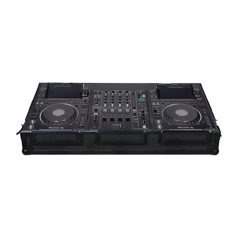 WALKASSE Flight Case Pioneer® CDJ-3000/ DJM-900NXS2 Nero (Ruote).