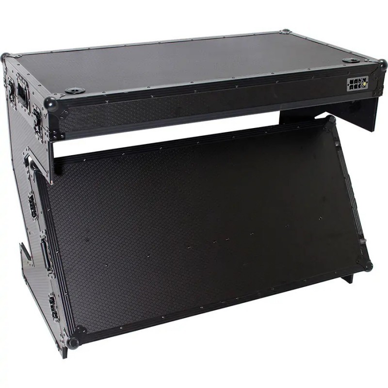 WALKASSE DJ Z Tavolo da lavoro pieghevole, Nero (Ruote)