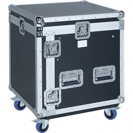 WALKASSE ARMADIO RACK da 19 pollici, 8U verticale e 10U inclinato (ruote da 4'').