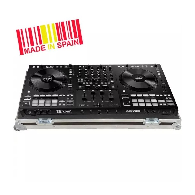 WALKASSE Flight case per Rane® FOUR/ PERFORMER Silver (ruote).