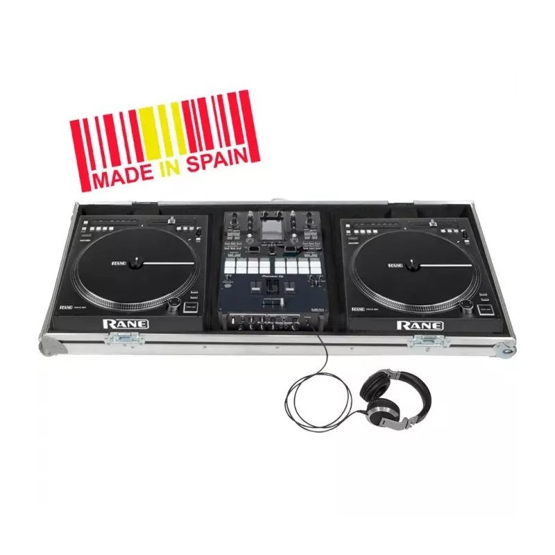 WALKASSE FLIGHT CASE Rane® TWELVE + SEVNTY TWO Argento (Ruote).