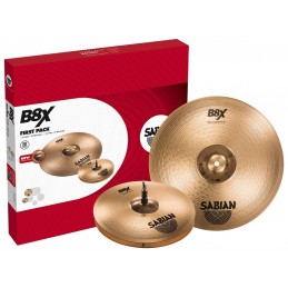 SABIAN B8X First Pack w/14" Hats, 16" Crash