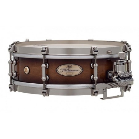 PEARL 13x4.0 Philharmonic SD, 6 ply Maple shell, Single Flanged hoops w/Claw Hook