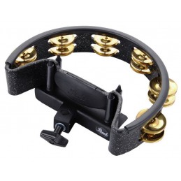 PEARL Tambourine (Brass Jingles) w/ Mount Holder