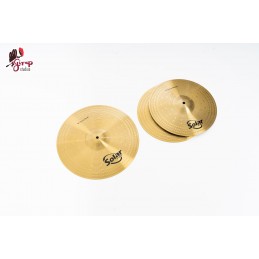 PEARL batteria ROADSHOW 5pz completa di hardware e piatti Sabian,  colore MATTE RED 747