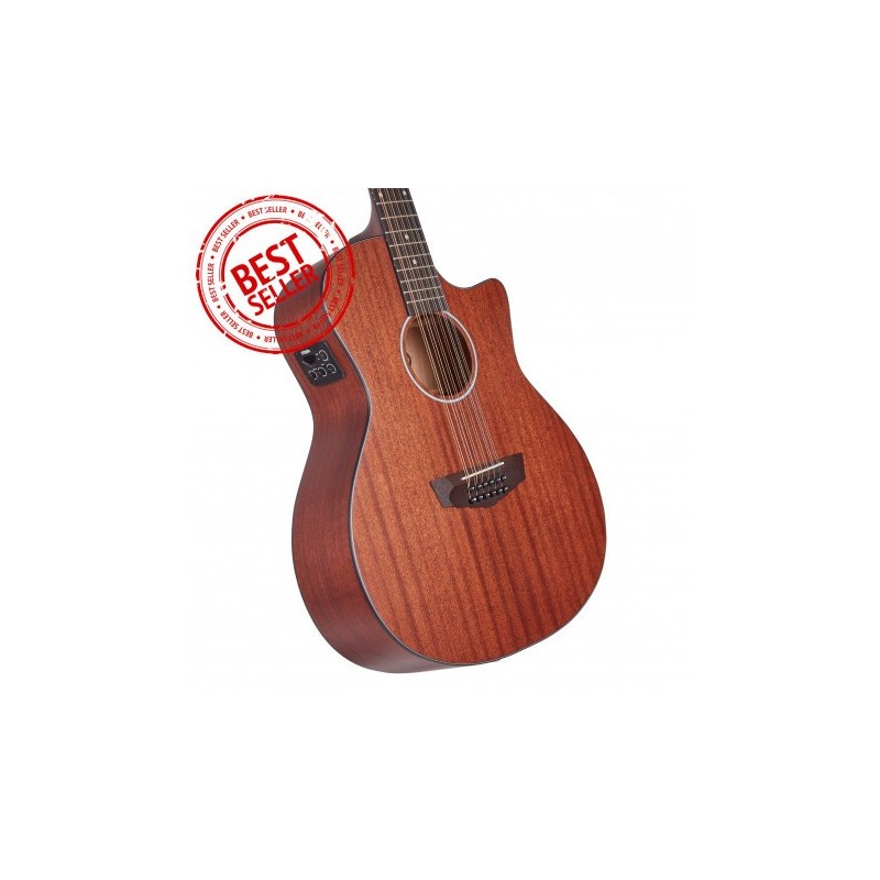 D'ANGELICO PREMIER FULTON LS MAHOGANY SATIN