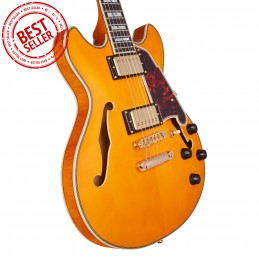 D'ANGELICO EXCEL MINI DC (with stop-bar tailpiece) VINTAGE NATURAL