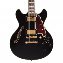 D'ANGELICO EXCEL MINI DC (with stop-bar tailpiece) BLACK