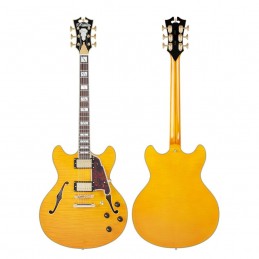 D'ANGELICO EXCEL DC (with stop-bar tailpiece) Vintage Natural