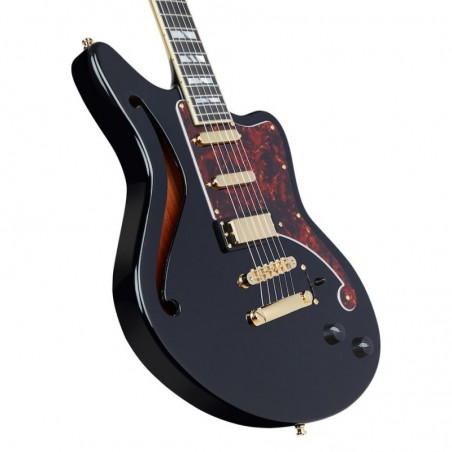 D'ANGELICO DELUXE BEDFORD SH Black