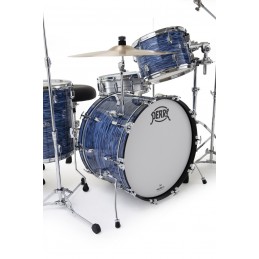 PEARL PRESIDENT DELUXE 3pz. cassa 22" solo fusti colore OCEAN RIPPLE 767