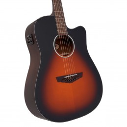 D'ANGELICO PREMIER BOWERY LS SATIN VINTAGE SUNBURST