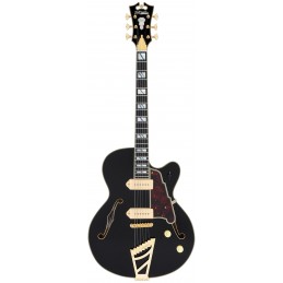 D'ANGELICO EXCEL 59 (with stairstep tailpiece) SOLID BLACK