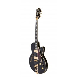 D'ANGELICO EXCEL 59 (with stairstep tailpiece) SOLID BLACK