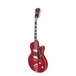 D'ANGELICO EXCEL 59 (with stairstep tailpiece) TRANS CHERRY