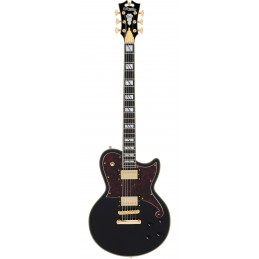 D'ANGELICO DELUXE ATLANTIC SOLID BLACK