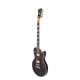 D'ANGELICO DELUXE ATLANTIC SOLID BLACK
