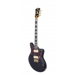 D'ANGELICO DELUXE BEDFORD (WITH TREMOLO) SOLID BLACK