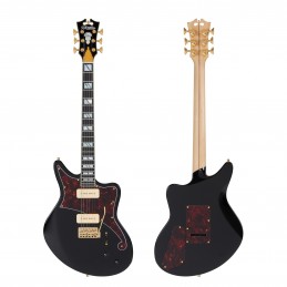 D'ANGELICO DELUXE BEDFORD (WITH TREMOLO) SOLID BLACK