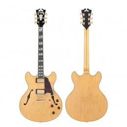 D'ANGELICO DELUXE DC (with stop-bar tailpiece) SATIN HONEY