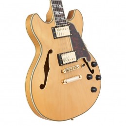 D'ANGELICO DELUXE MINI DC (with stop-bar tailpiece) SATIN HONEY