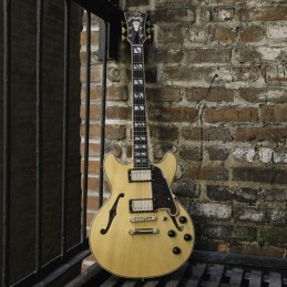 D'ANGELICO DELUXE MINI DC (with stop-bar tailpiece) SATIN HONEY