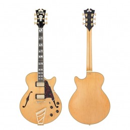 D'ANGELICO DELUXE SS (with stairstep tailpiece) SATIN HONEY