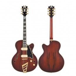 D'ANGELICO DELUXE 59 (with stairstep tailpiece) SATIN BROWN BURST