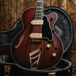 D'ANGELICO DELUXE 59 (with stairstep tailpiece) SATIN BROWN BURST