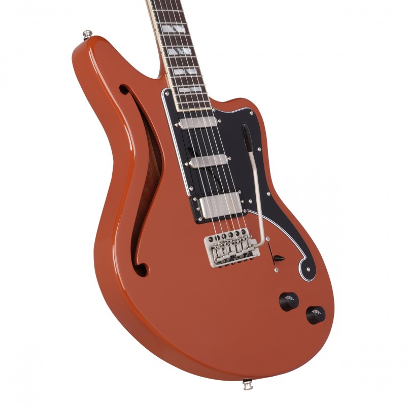 D'ANGELICO DELUXE BEDFORD SH LE 2022 RUST (WILKINSON TREMOLO)