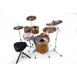 PEARL PRESIDENT DELUXE 3pz. cassa 20" solo fusti colore SUNSET RIPPLE 769