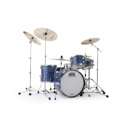 PEARL PRESIDENT DELUXE 3pz. cassa 20" solo fusti colore OCEAN RIPPLE 767