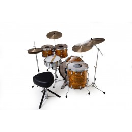 PEARL PRESIDENT DELUXE 3pz. cassa 22" solo fusti colore SUNSET RIPPLE 769
