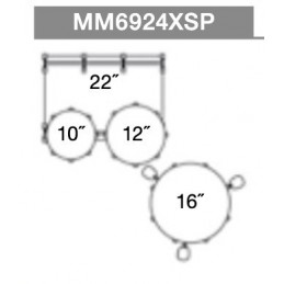 PEARL Masters Maple 4-pc Shell Pack 824