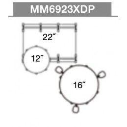 PEARL Masters Maple 3-pc Shell Pack 824